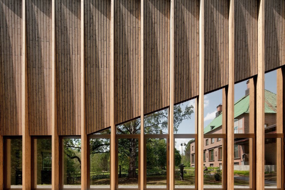 Фасадные ламели Alumwood