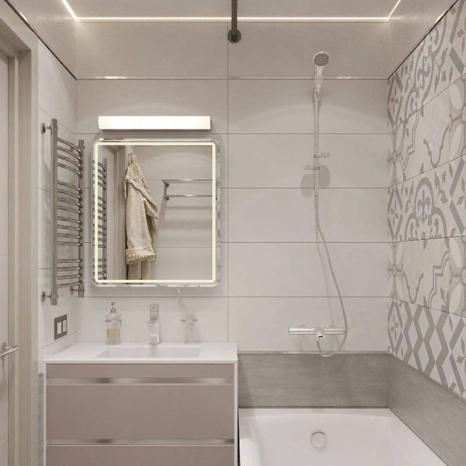 Дизайн ванной в панельном доме