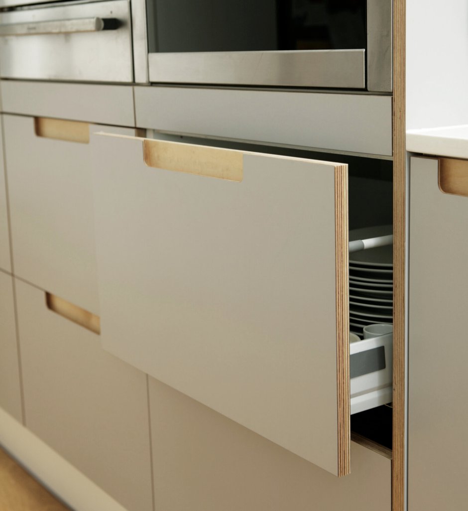 Кухонные фасады из фанеры