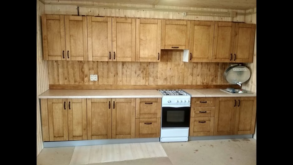 Кухонные шкафы из фанеры