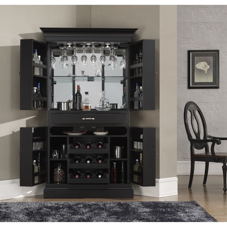 Домашний мини бар Corner Bar Cabinet