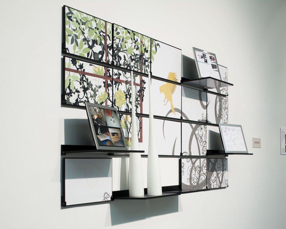 Полка "Wall Shelf-s (bas WL-001)" белая