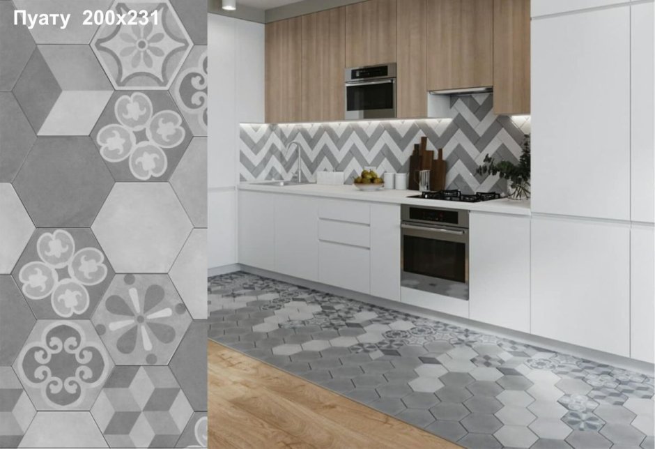 Kerama Marazzi шестиугольная плитка