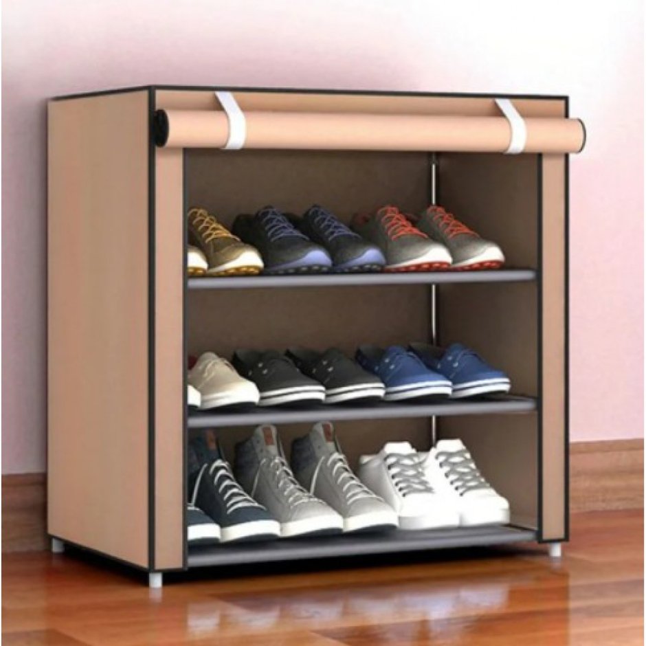 Тканевый стеллаж для обуви Shoe Cabinet 8238