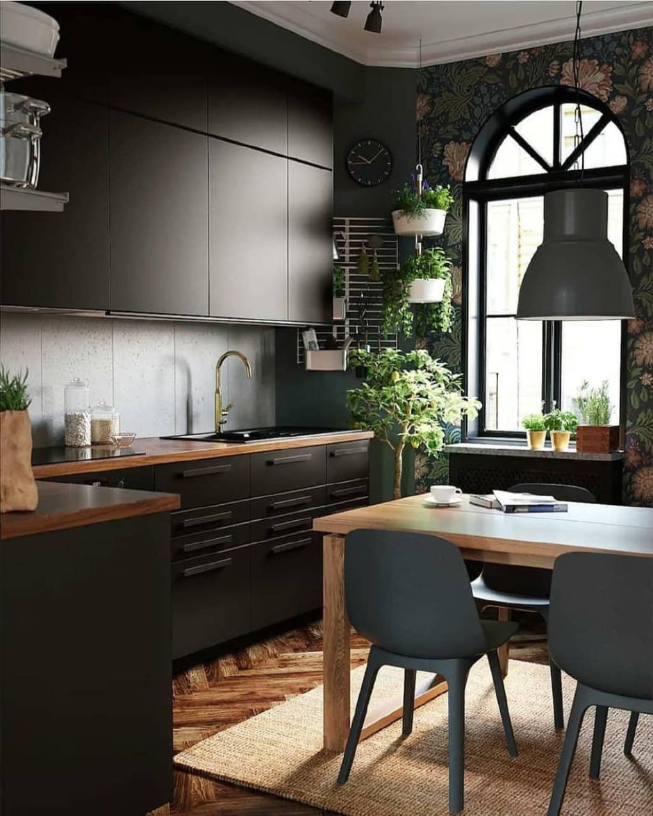 Кухня гостинная 20кв м лофт