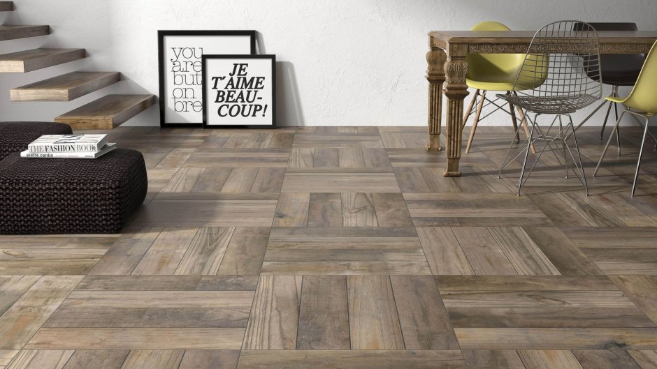 Раскладка ПВХ плитки