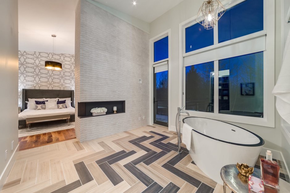 Плитка по диагонали в интерьере