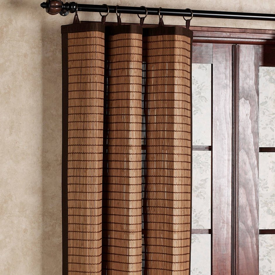 Вертикальные бамбуковые шторы