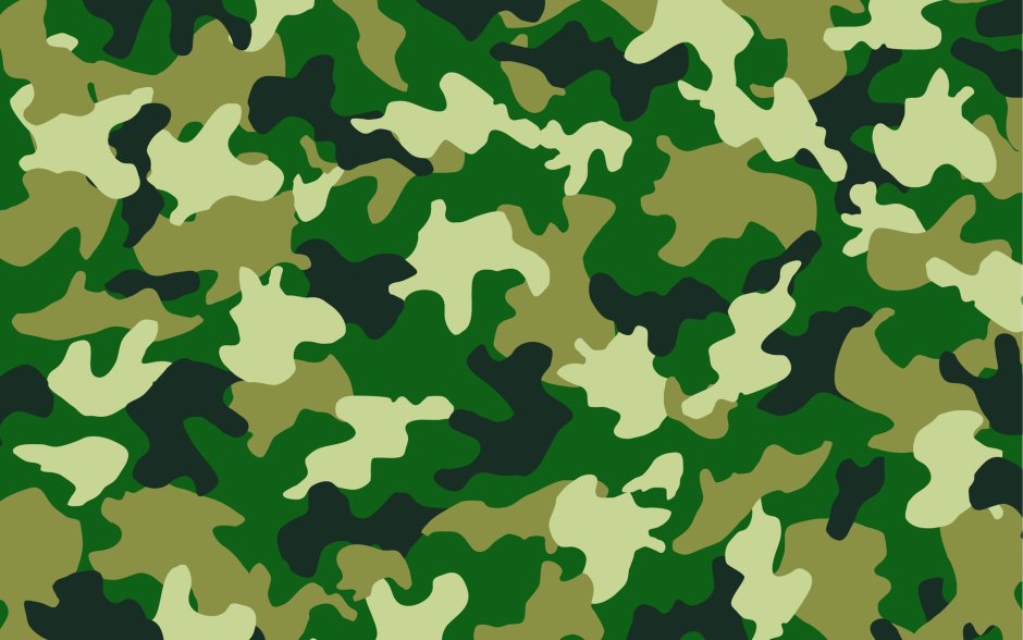 Камуфляж зеленый