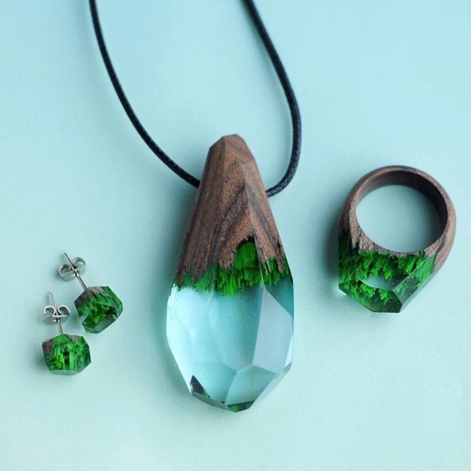 Epoxy Resin Art бижутерия
