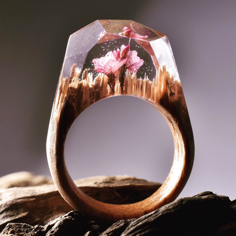 Серьги из эпоксидной смолы
