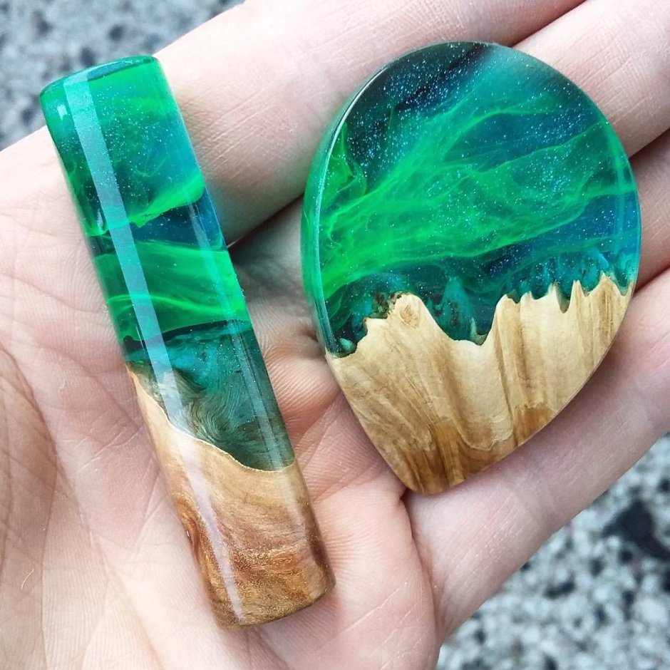Epoxy Resin Art бижутерия
