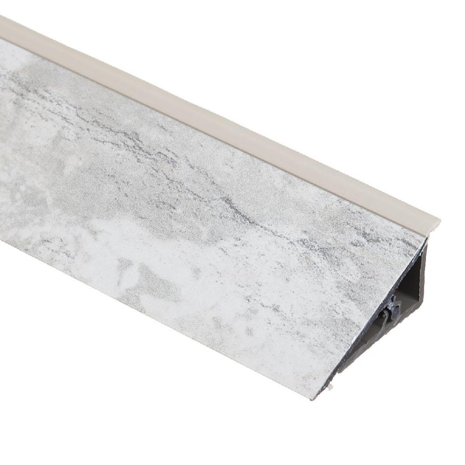 Плинтус Rehau perfetto line мрамор белый 1038u (4,2м) / Союз 056м/фэ98102