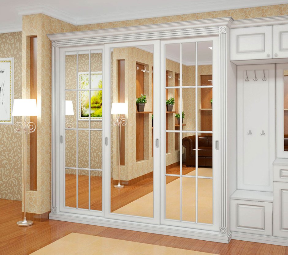 Встроенный шкаф купе классика