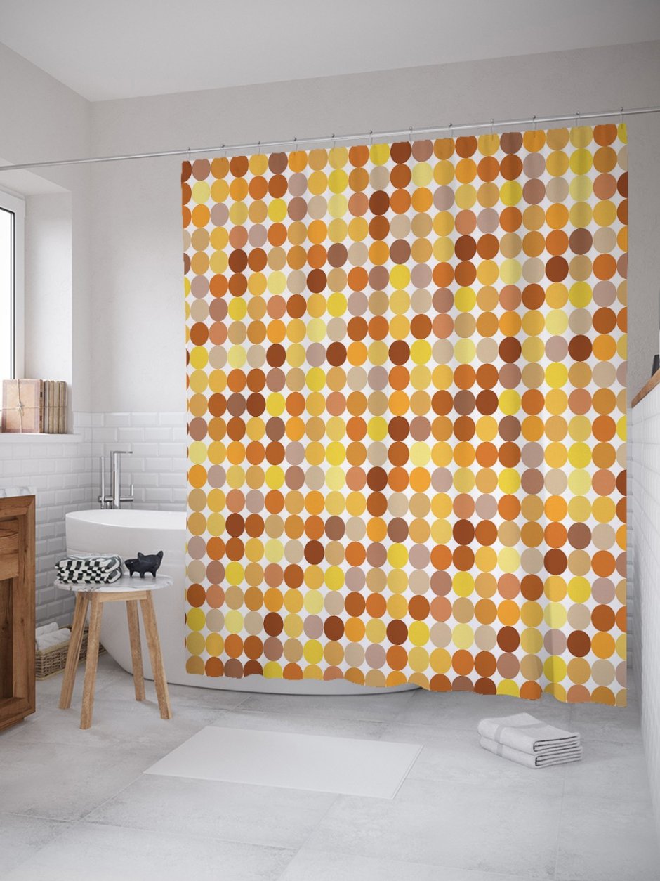 Штора для ванны Aima Design 200x240 бежевый