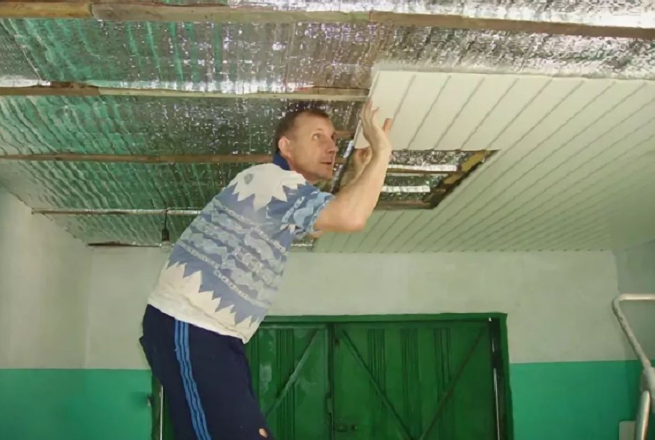 Потолочные панели для гаража