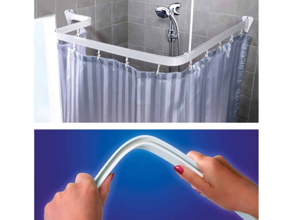 Curved Shower Curtain Rod 90х90