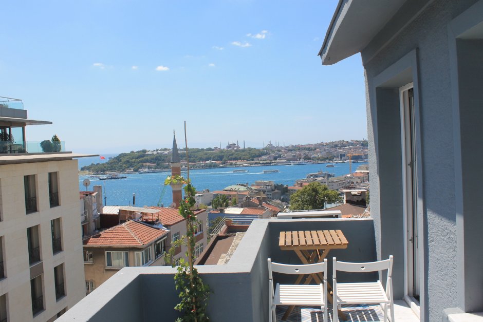 Стамбул вид из окна