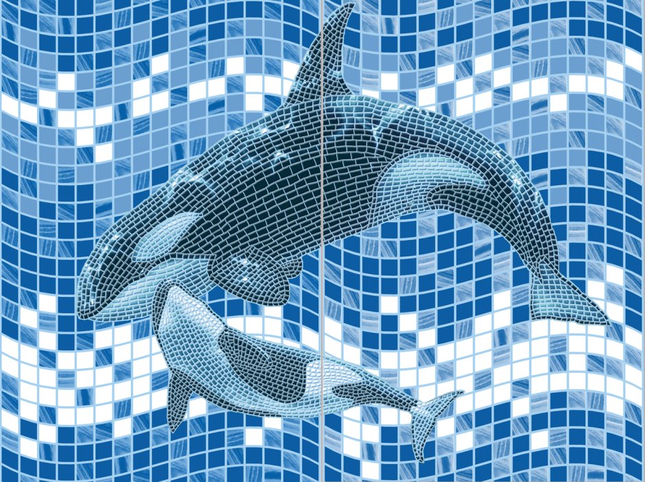 Дельфин в ванной