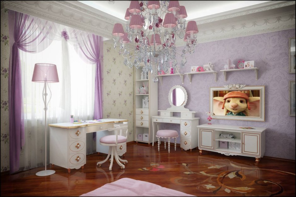 Детская комната в классическом стиле