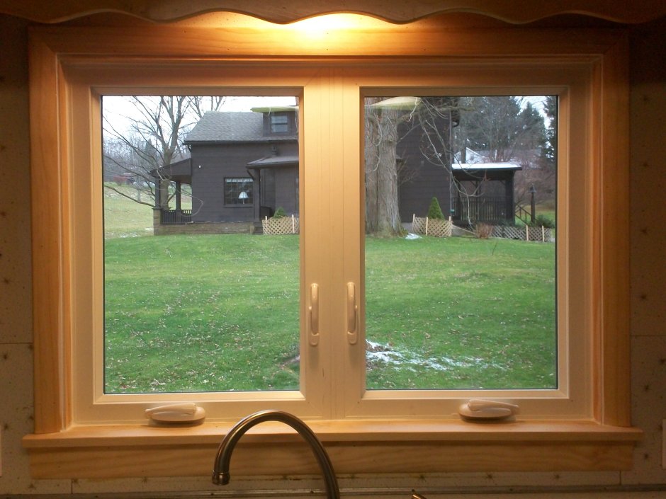 Светильник в откосе окна