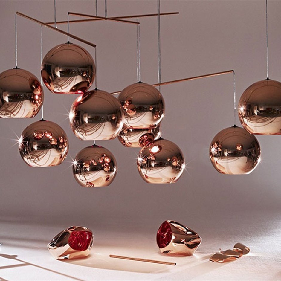 Подвес Tom Dixon Copper Round 45cm mss01reu