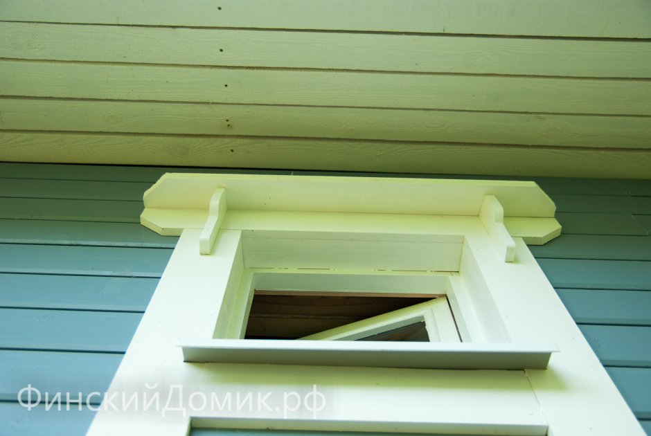 Финские наличники на окна в деревянном доме