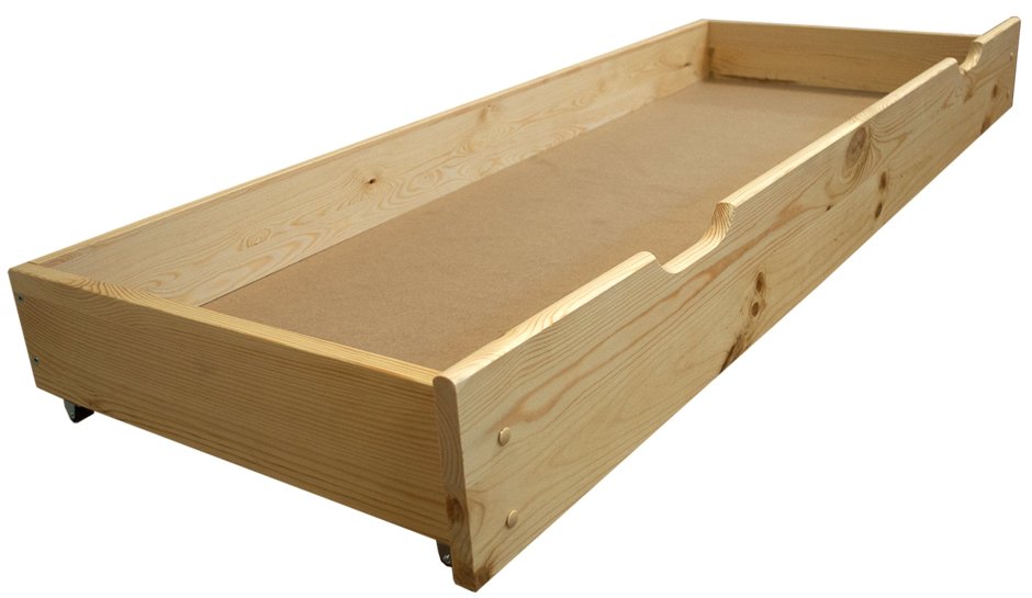 Кровать на деревянной платформе