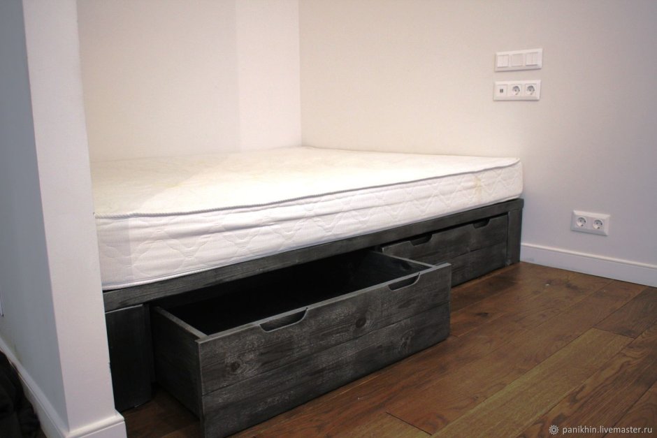 Основание кровати с ящиками для хранения