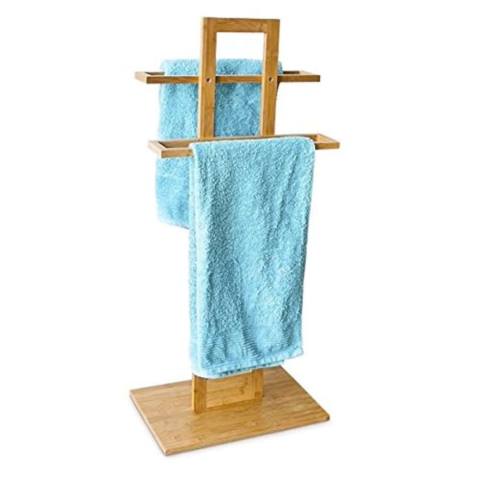 Вешалка для полотенец напольная деревянная