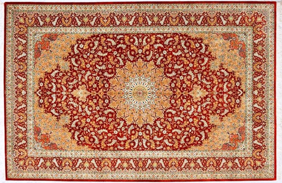 Персидский ковер 90x130 воин