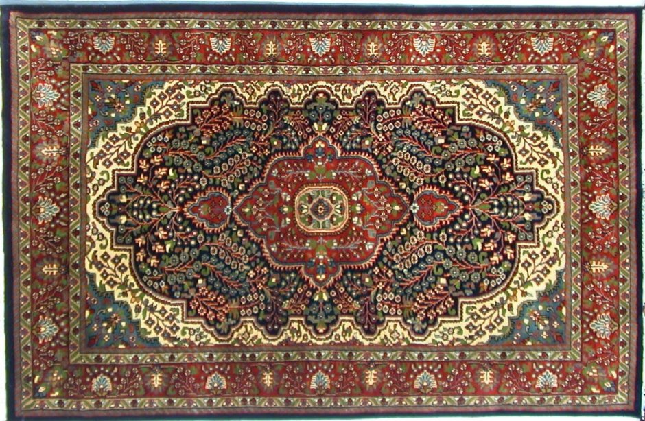 Старинная ковровая скатерть