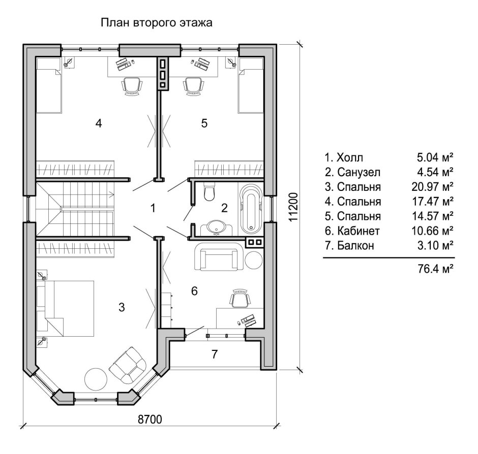 План первого этажа
