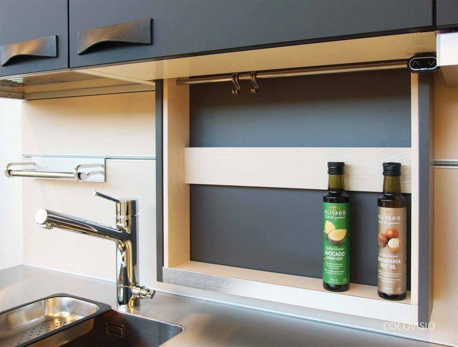 Выдвижная полка для кухни