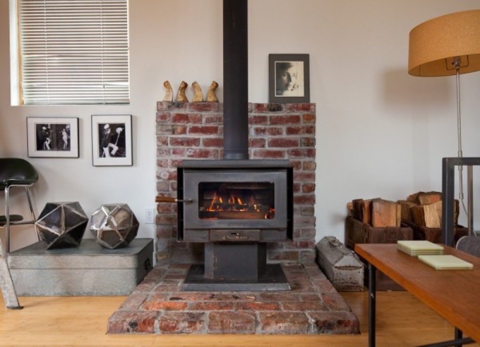 Дровяная печь-камин Fireplace Anna