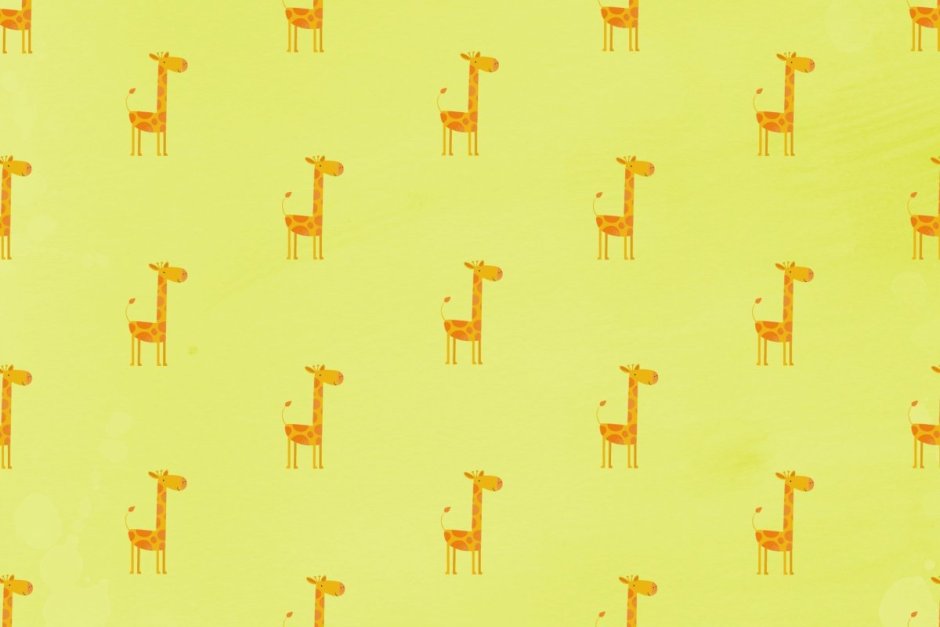 Жираф векторный картина декор
