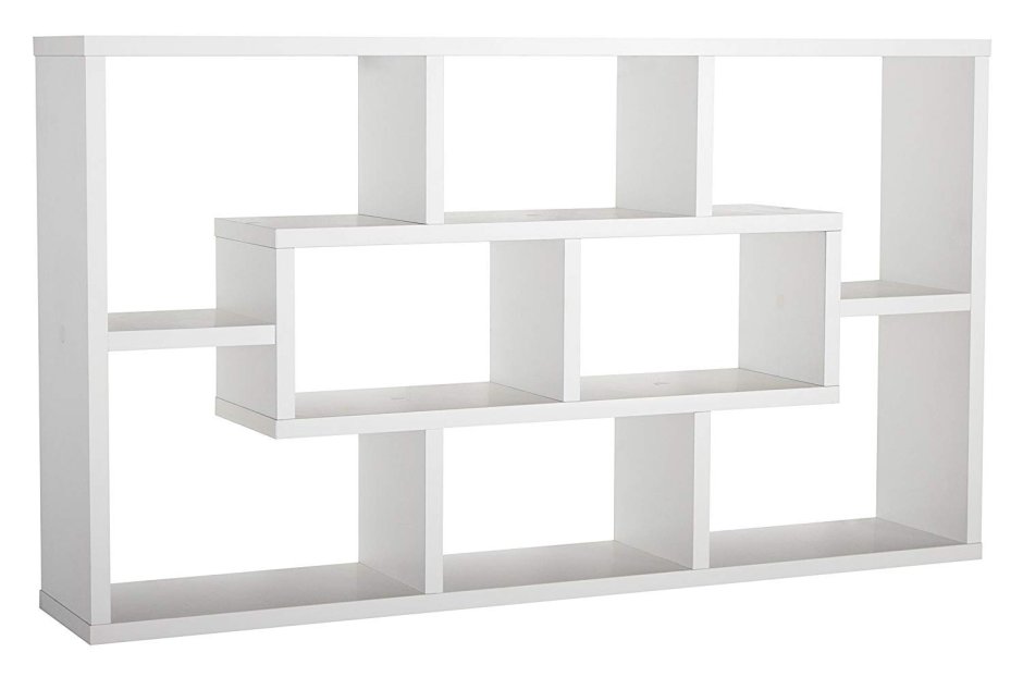 Полка "Wall Shelf-s (bas WL-001)" белая