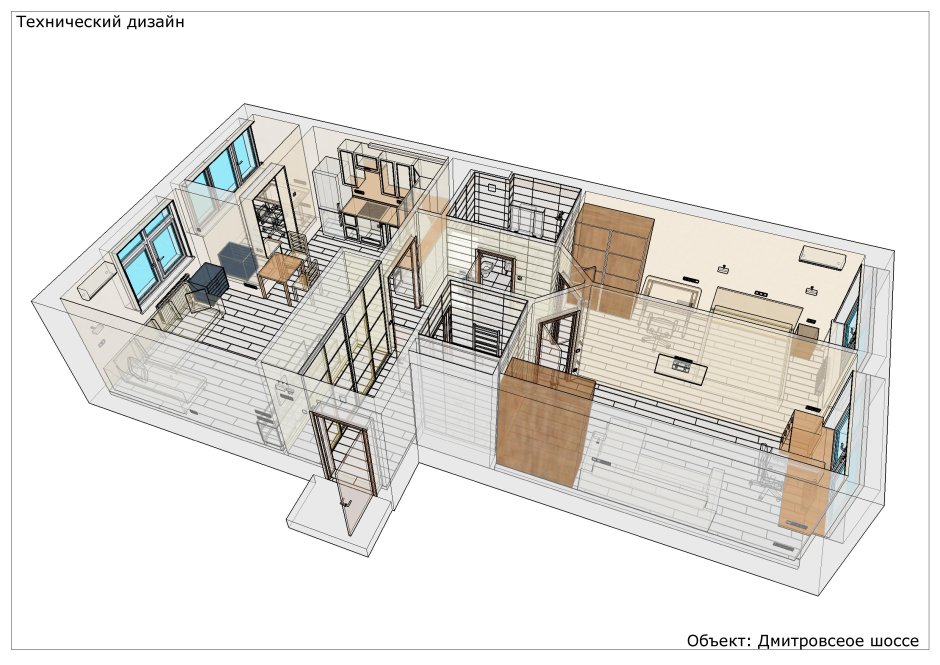 Revit 2d камин