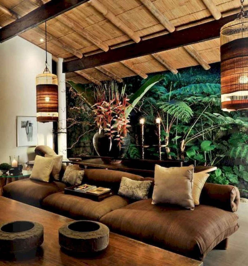 Квартира в тропическом стиле