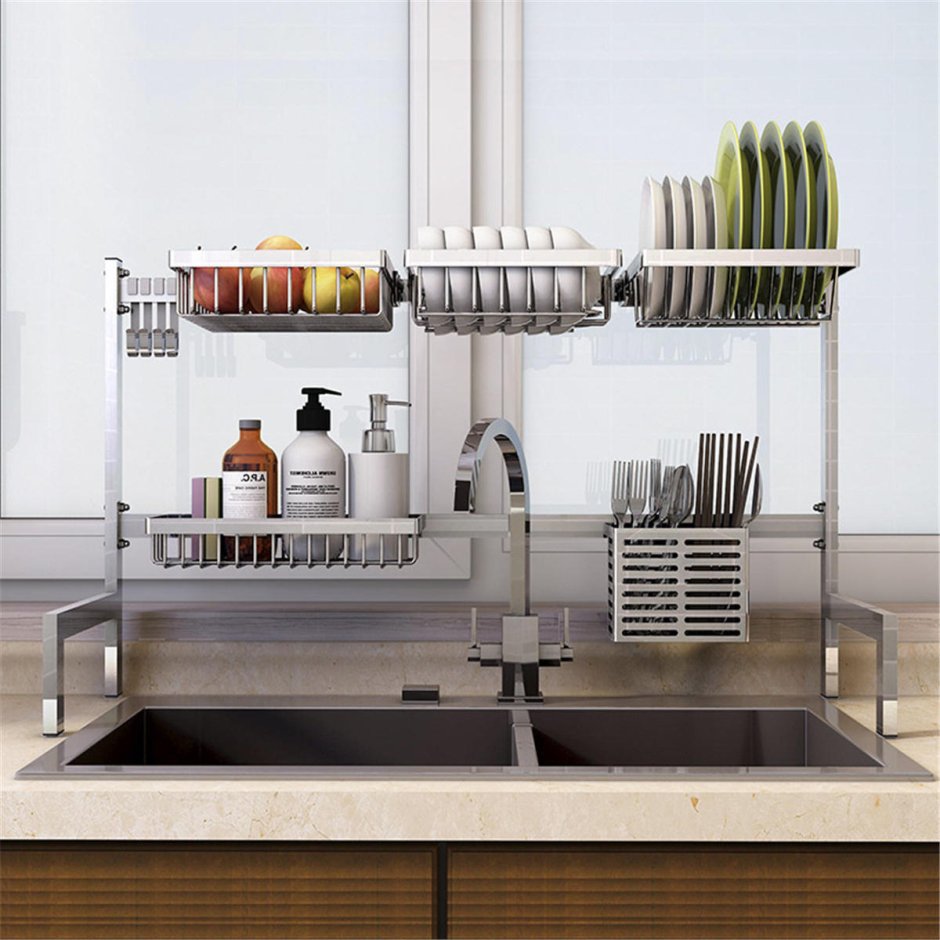 Сушилка для посуды ALIEXPRESS 304 Stainless Steel Kitchen dish Drainer