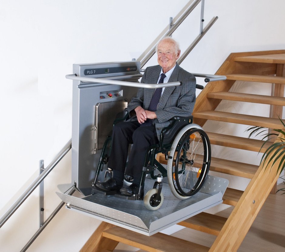 Лестница для инвалидов колясочников