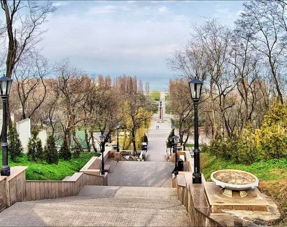 Каменная лестница Таганрог достопримечательность