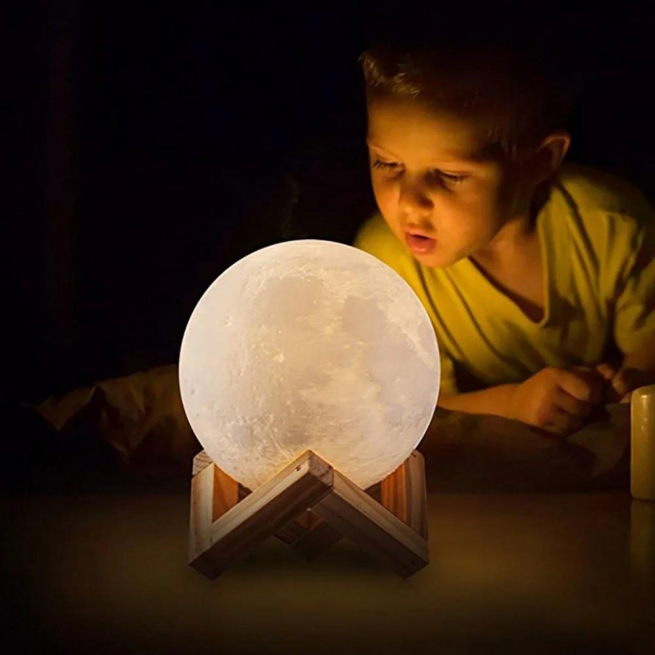 3d светильник лампа Луна "3d Moon Lamp"