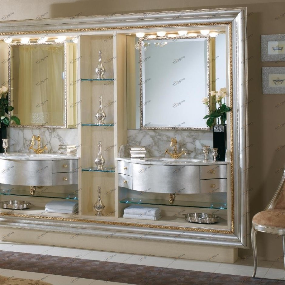 Комплект мебели для ванной 55/1 Lineatre Quadro’