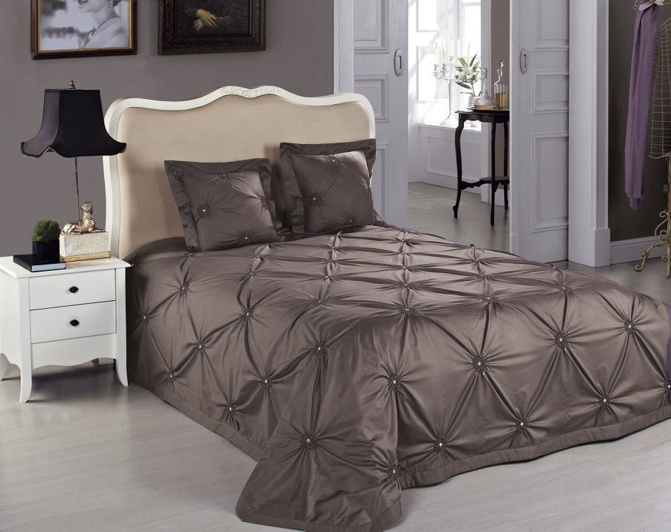 Комплект с покрывалом Asabella 682c-2b, 240 x 260 см
