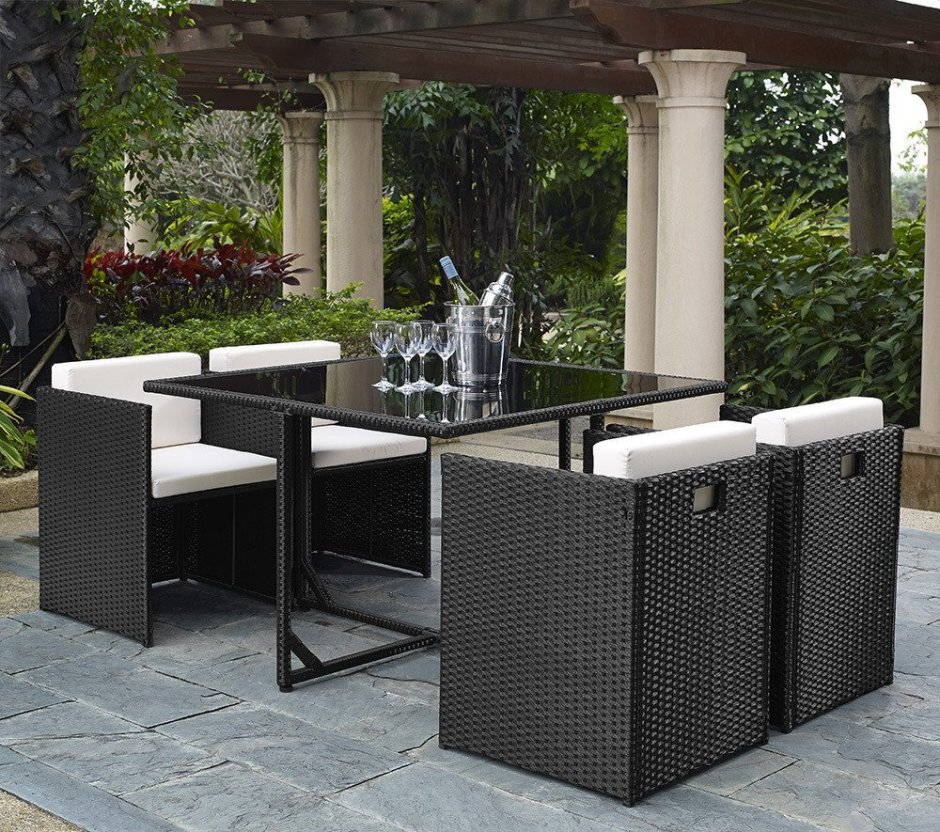 Комплект мебели Keter Corfu Fiesta Set (2 дивана, 2 кресла, стол)