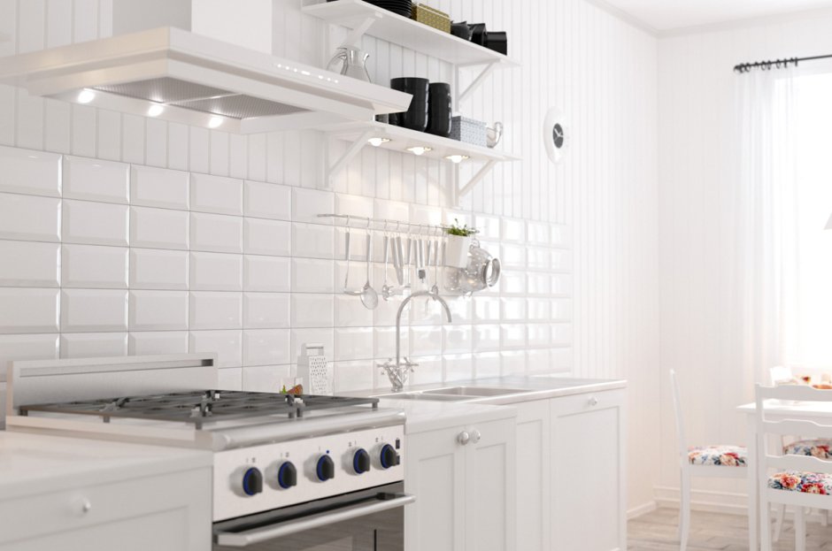 Golden Tile Metrotiles белый 10x20