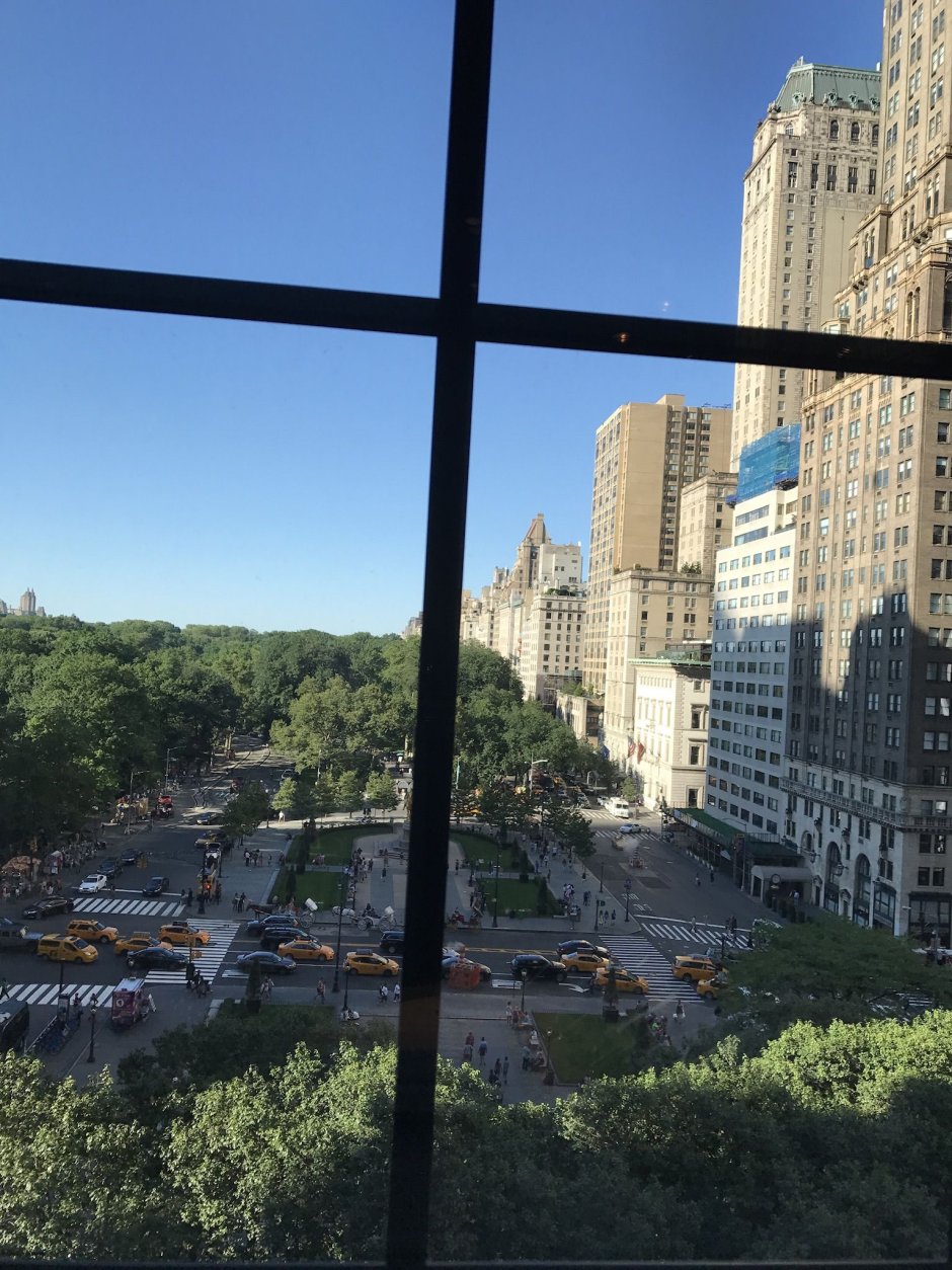 Нью Йорк вид из окна