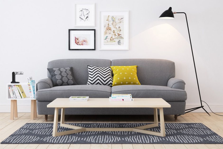 Гостиная Сканди икеа