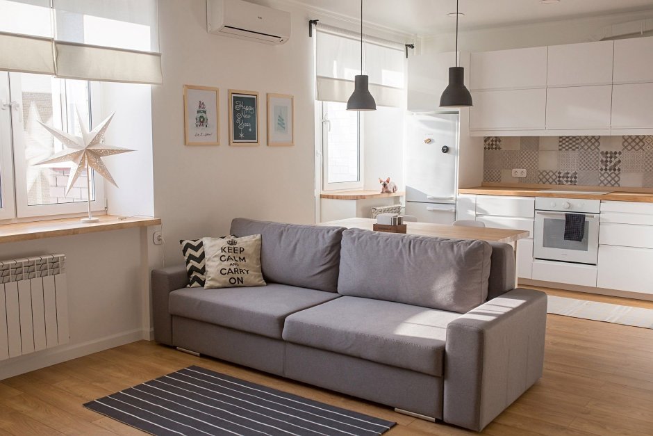 Бежевый интерьер